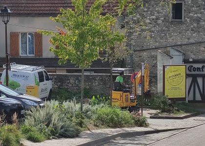 travaux parking centre