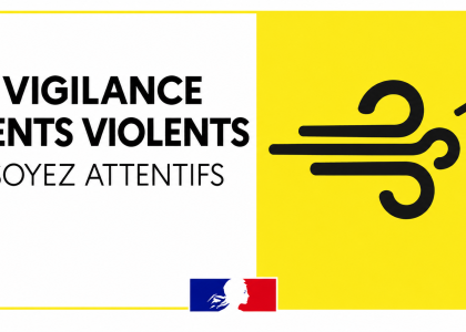 VIGILANCE JAUNE VENTS VIOLENT
