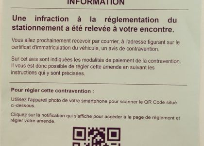 avis contravention