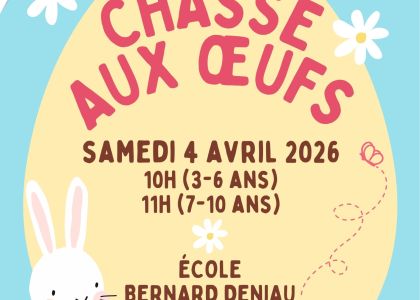 Chasse aux œufs 2026