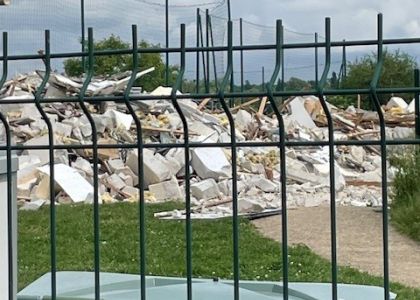 Démolition vestiaires