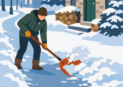 Déneigement des trottoirs