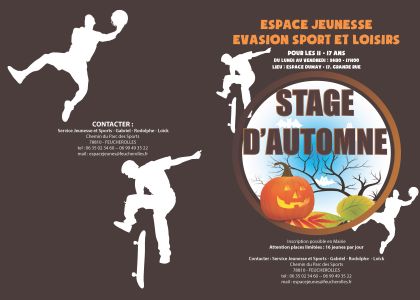 Stage automne espace jeunesse
