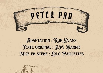 EMM - Affiche théâtre Peter Pan