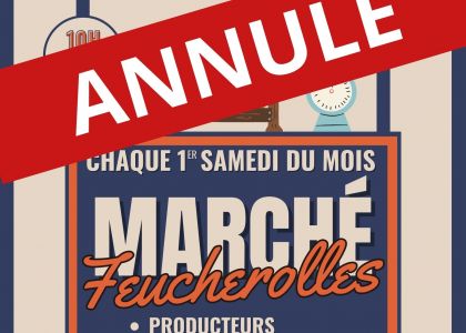 marché éphémère annulé