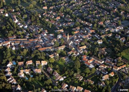Vue aérienne Feucherolles