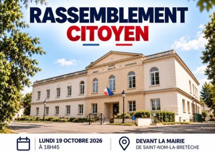 Rassemblement citoyen 19 10 2026