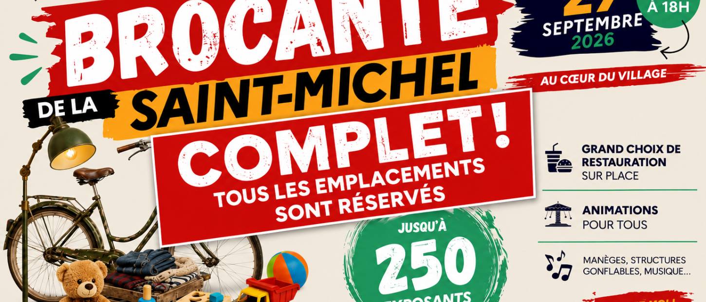 Brocante 2026 COMPLET