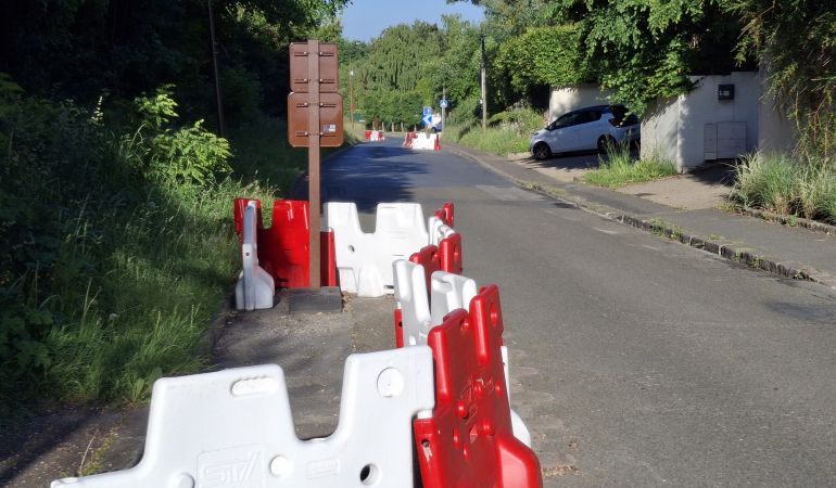 Chicanes rue de Davron