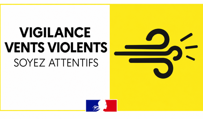 VIGILANCE JAUNE VENTS VIOLENT 