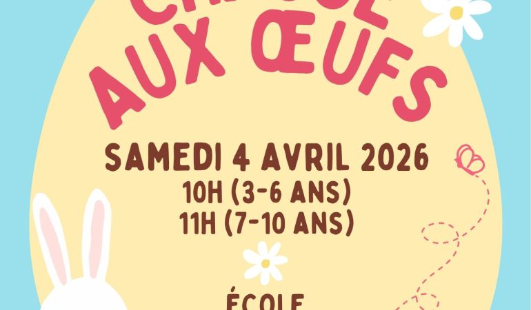 Chasse aux œufs 2026