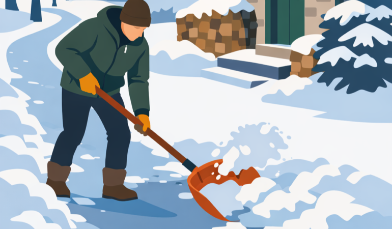 Déneigement des trottoirs