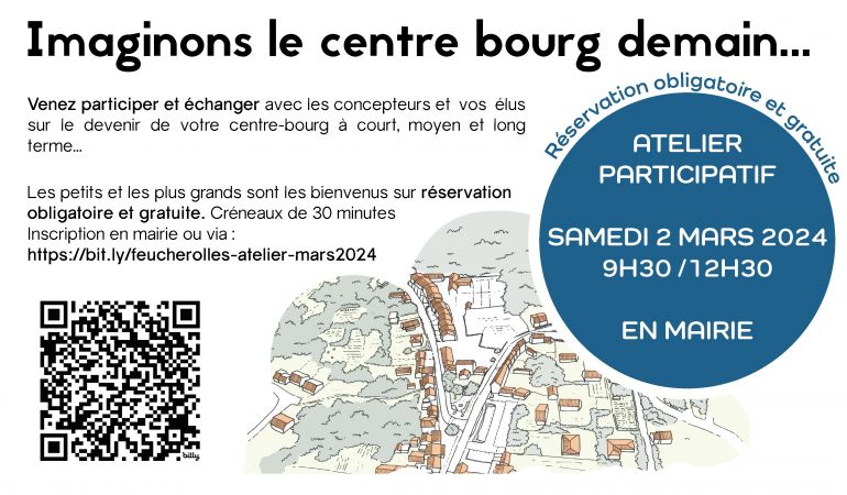 atelier participatif centre bourg 2 mars 2024