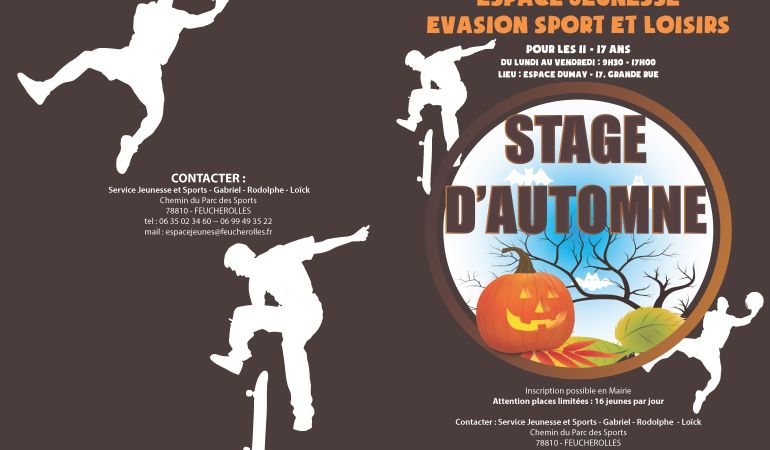 Stage automne espace jeunesse