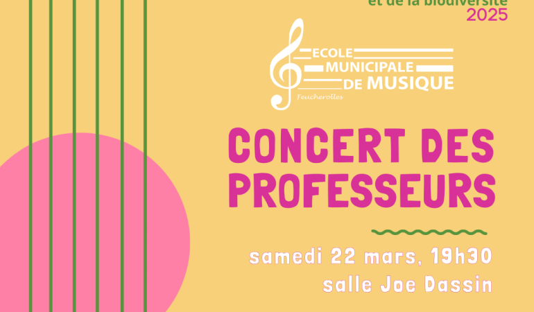 EMM - Concert des professeurs 2025 couverture