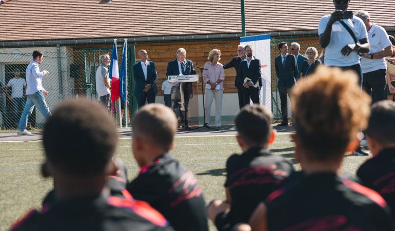 inauguration vestiaires