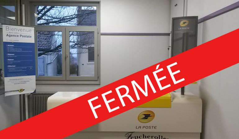 Poste fermée