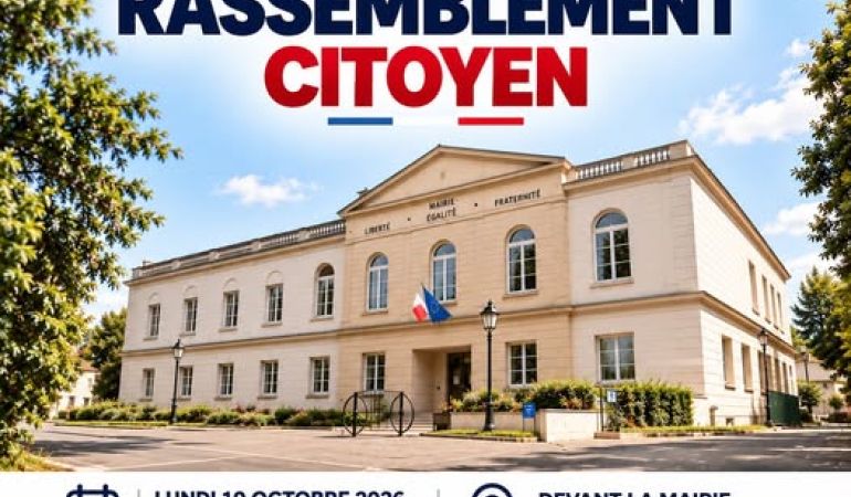 Rassemblement citoyen 19 10 2026