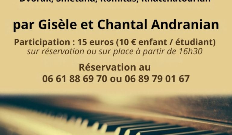 Récital Dimanche 11 octobre à 17h