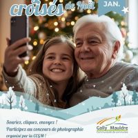 Affiche concours de photo de Noël