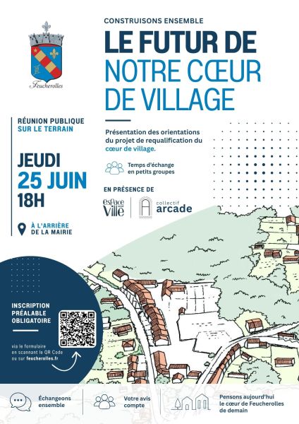 réunion publique centre village