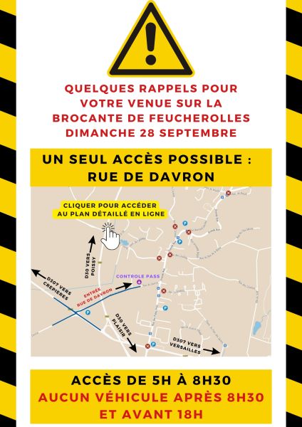 Plan Exposants brocante 2025